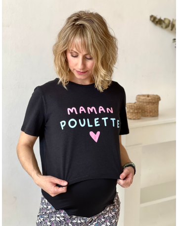 T-shirt Maman Poulette