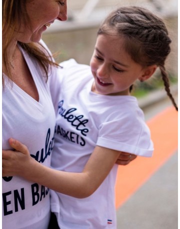 T-shirt Poulette en Baskets