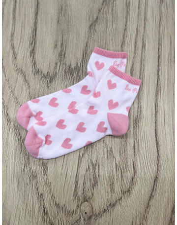 Chaussettes Coeur Rose