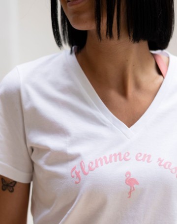 T-shirt Flemme en rose