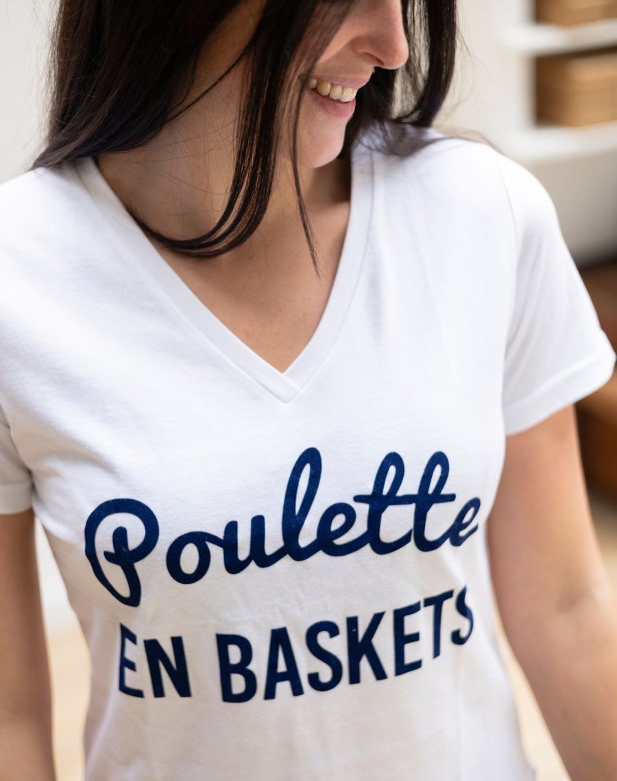 Les Poulettes Fitness - T-shirt Poulettes en Basket