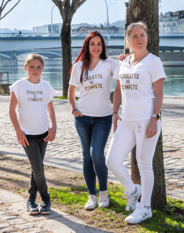 T-shirt Femme La Poulettes Family
